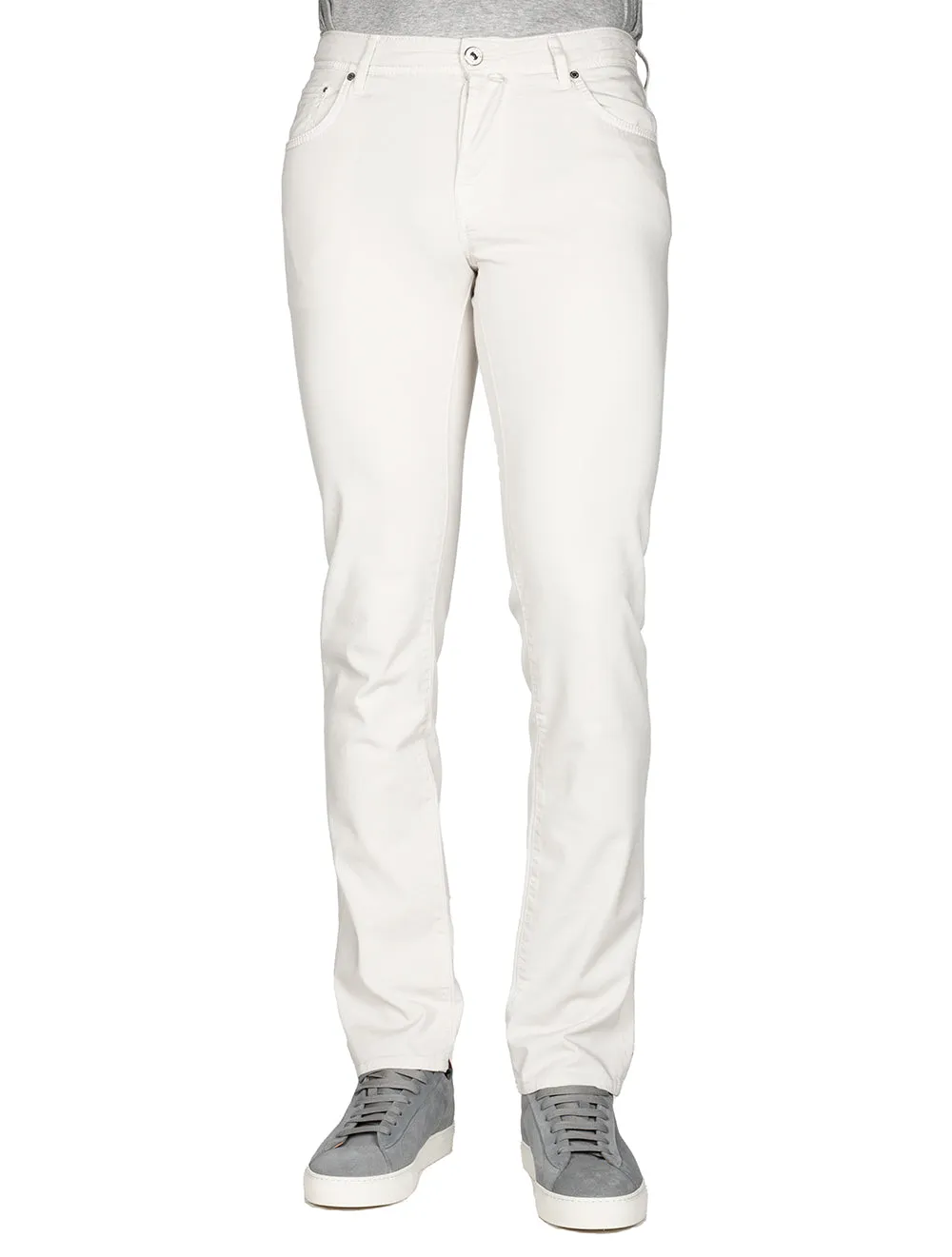 5 Pocket Nick Slim Jean Cream