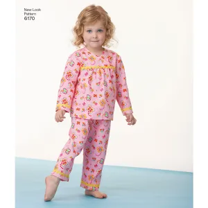 6170 Toddlers' and Child's Pajamas