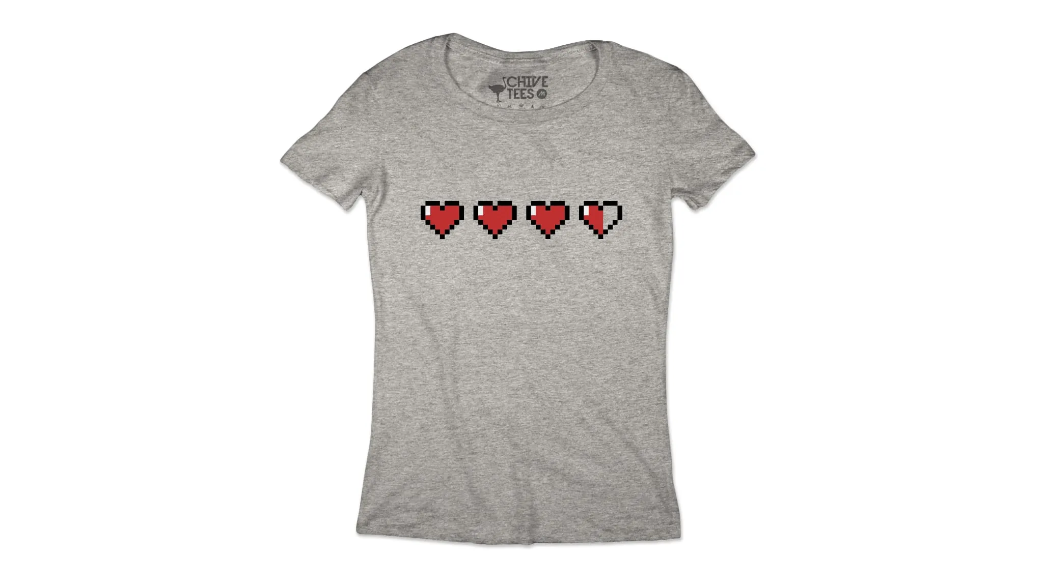 8-Bit Hearts Tee