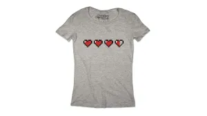 8-Bit Hearts Tee