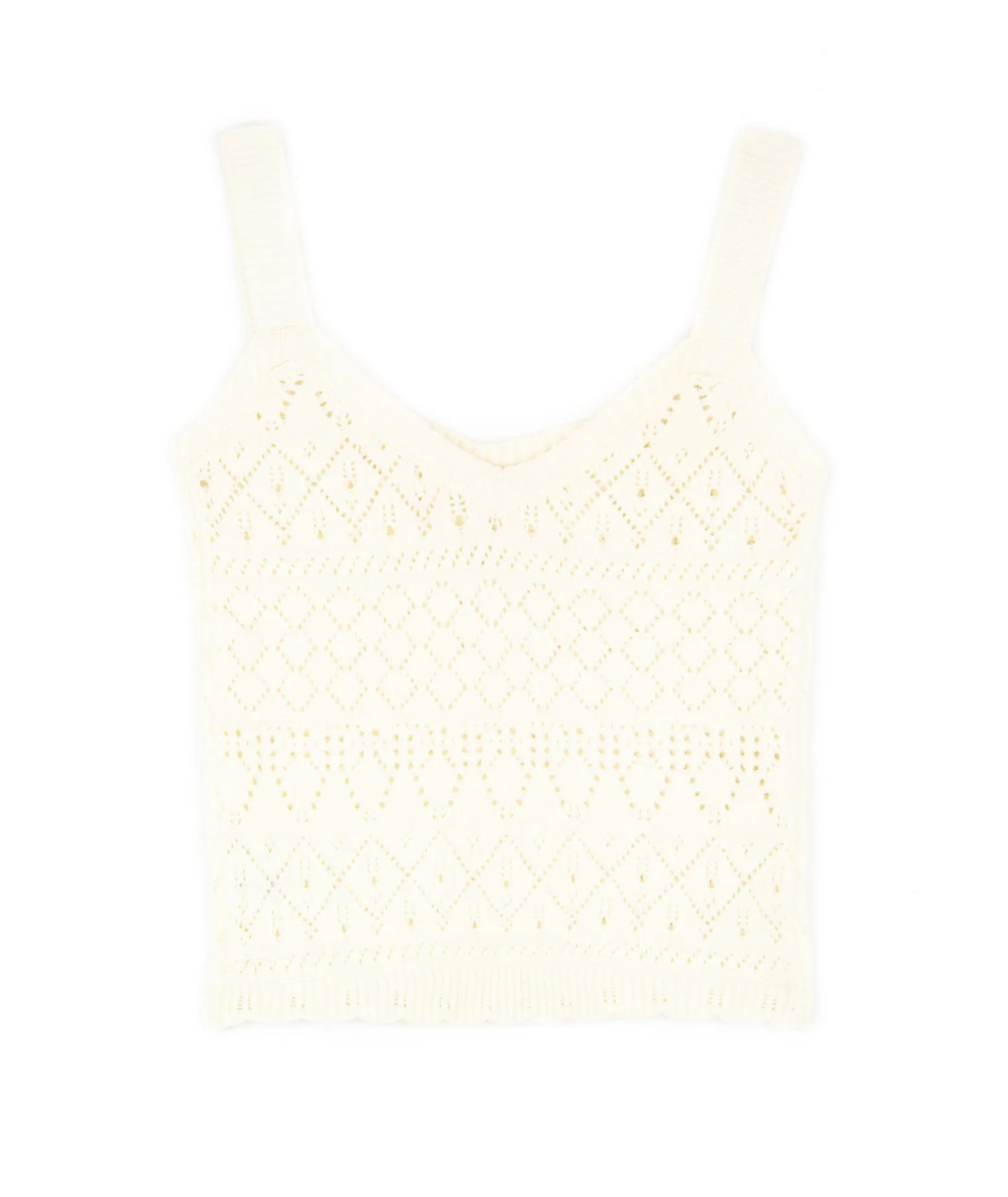 8apart Women Charlotte Ivory Sweater Tank