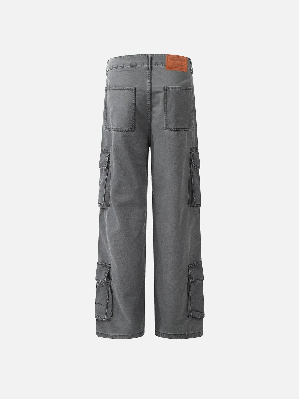 Aelfric Eden Grey Multi Pocket Cargo Pants