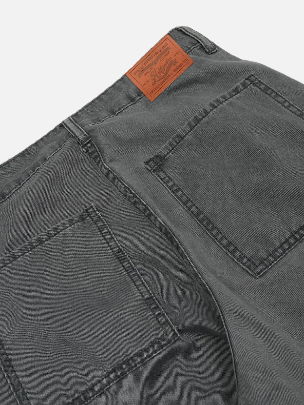 Aelfric Eden Grey Multi Pocket Cargo Pants