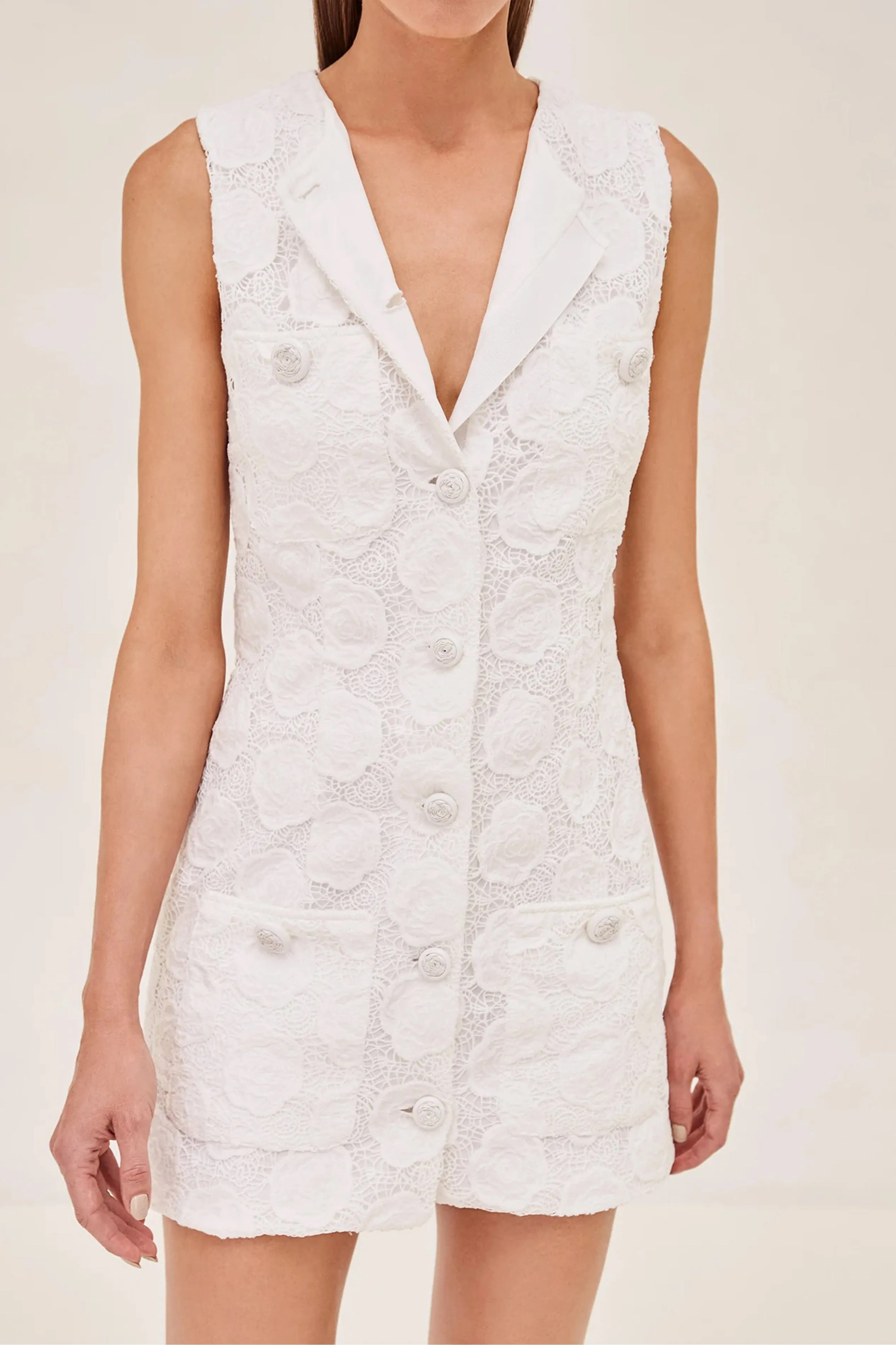 ALEXIS | Layla Dress - White