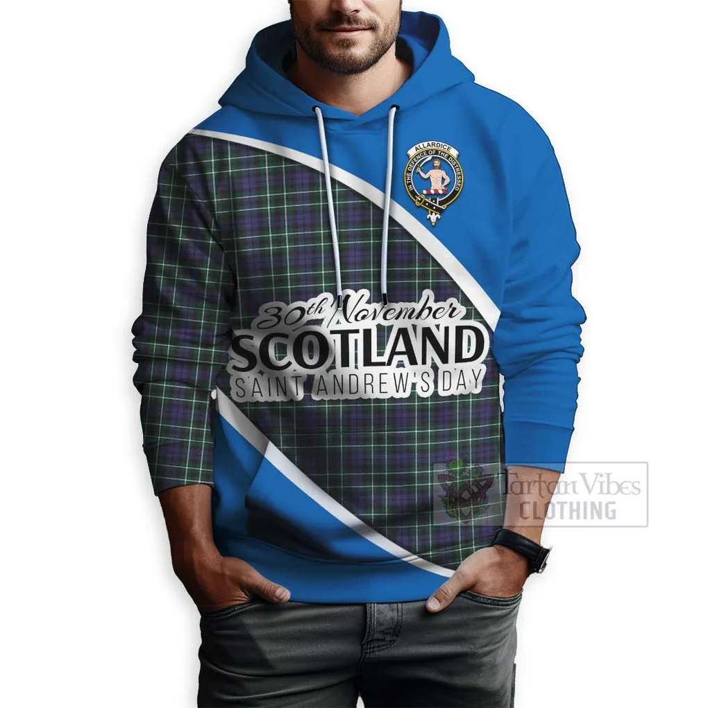 Allardice Family Crest Tartan Hoodie Celebrate Saint Andrew's Day in Style