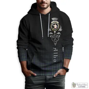 Allardice Tartan Hoodie Featuring Alba Gu Brath Family Crest Celtic Inspired