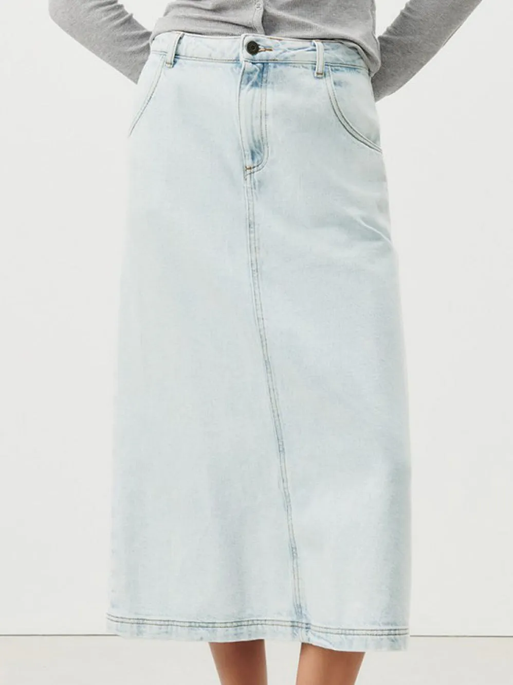 AMERICAN VINTAGE JOYBIRD DENIM SKIRT