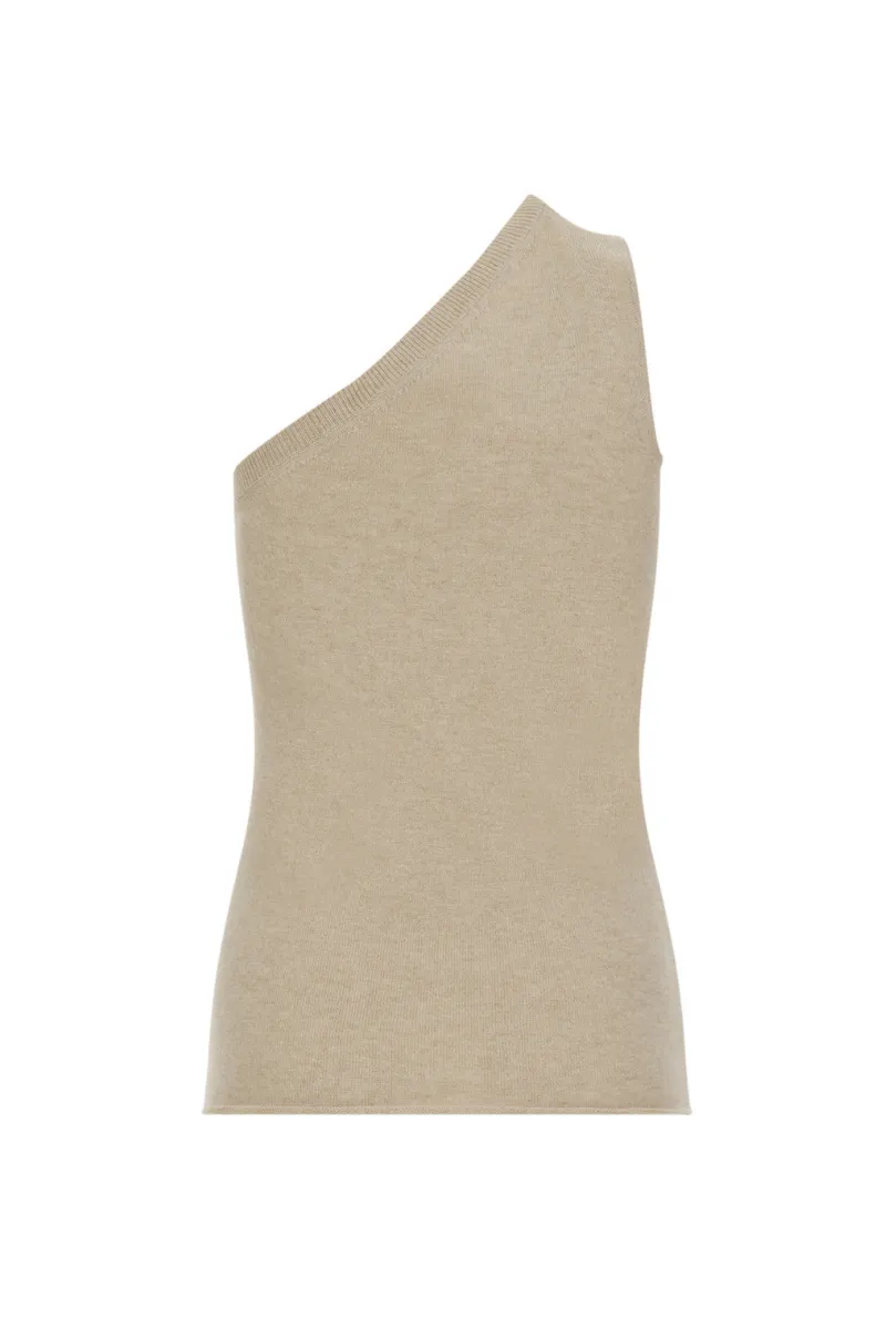 AMIRA CASHMERE TOP IN SAND