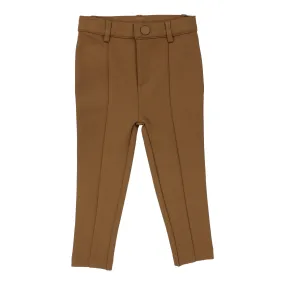 Analogie By Lil Legs Husky Knit Pants With Seam Camel