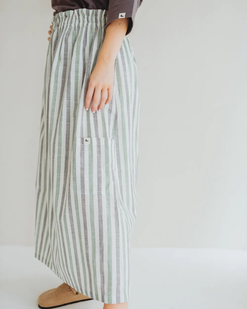 Anna Woven Stripe Dress