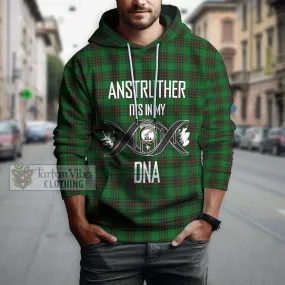 Anstruther Tartan Hoodie with Family Crest DNA In Me Style