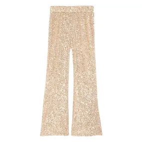 AQUA - KIDS -   Allover Sequins Flare Pant