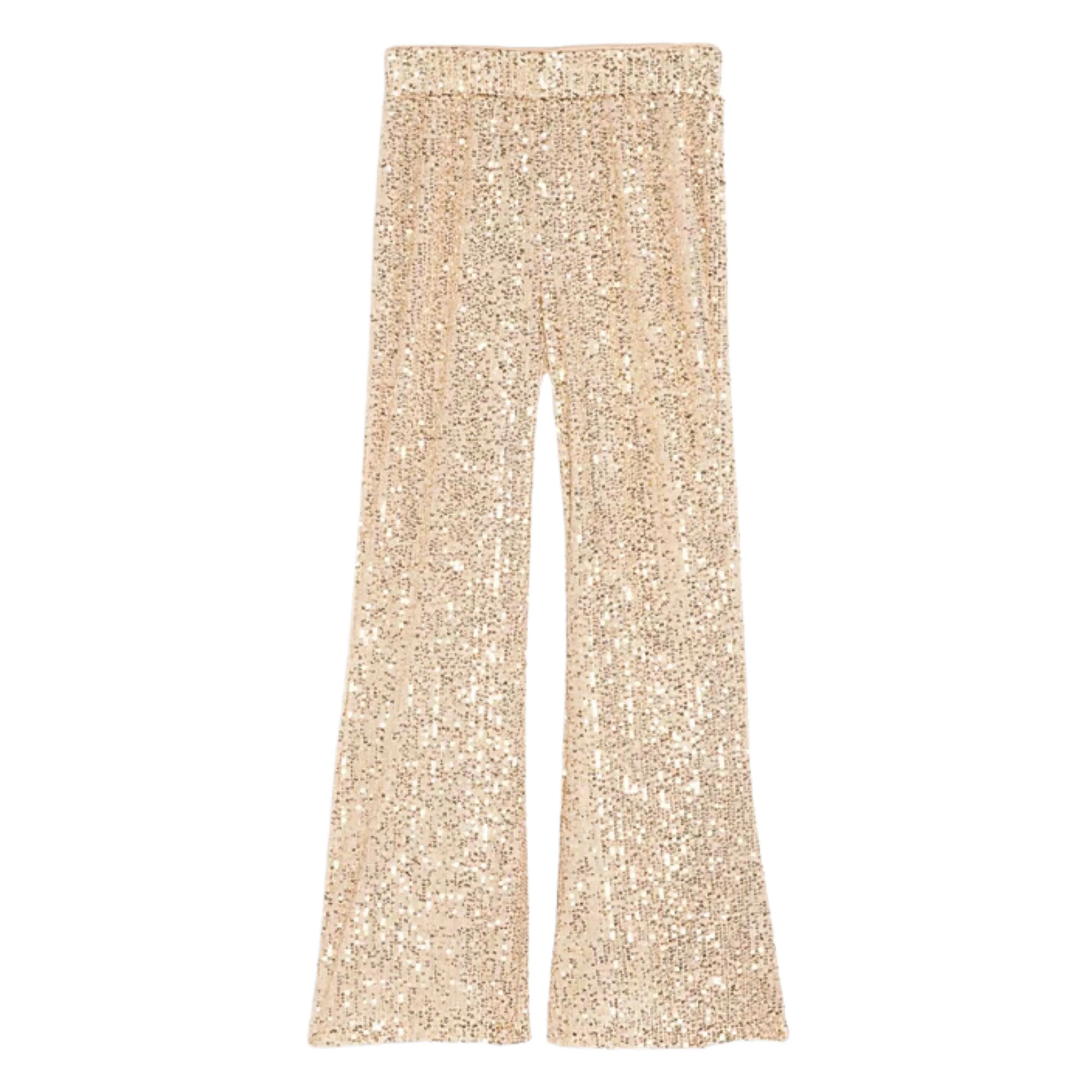 AQUA - KIDS -   Allover Sequins Flare Pant