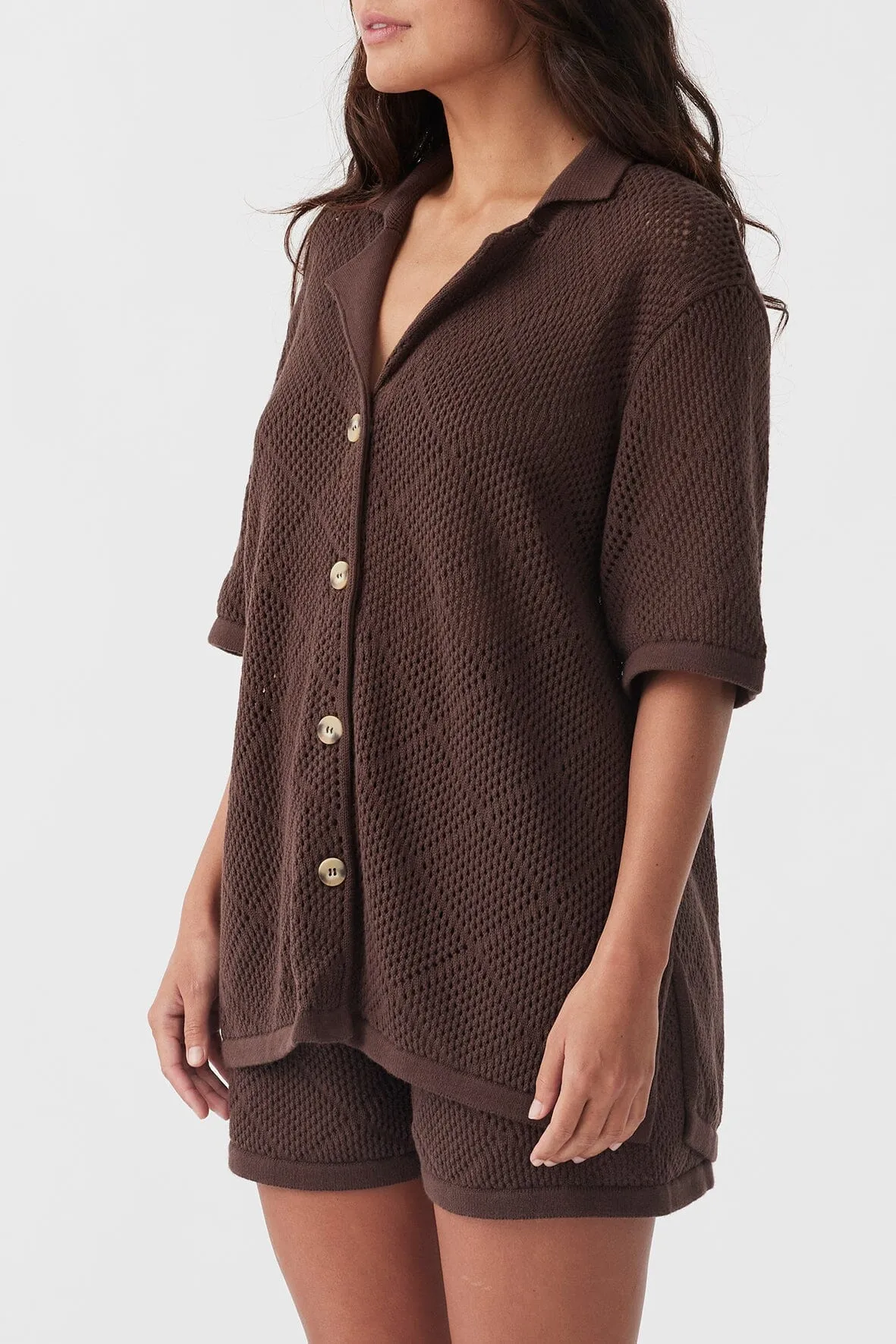 Arcaa Ezra Shirt - Chocolate