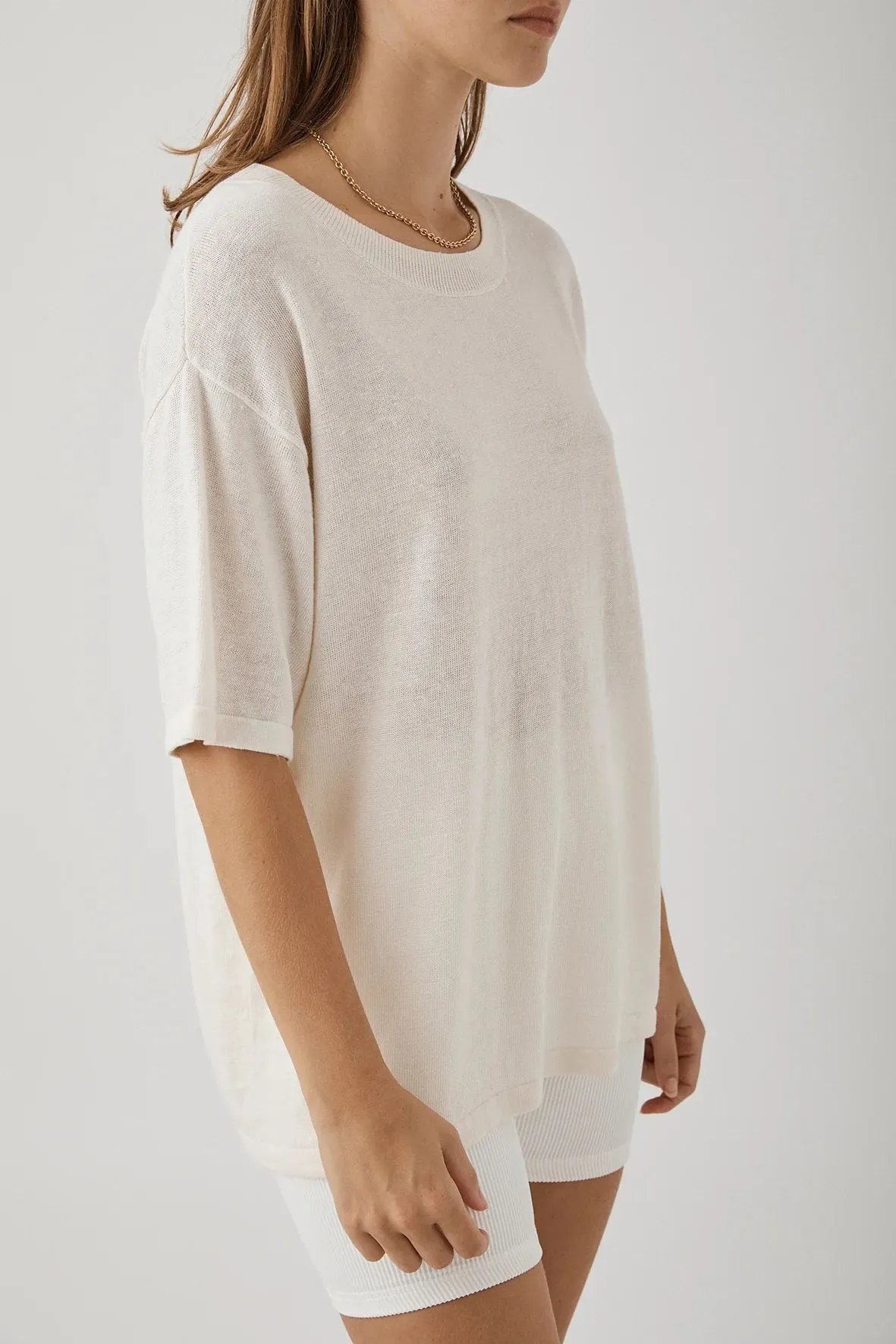 Arcaa Hugo T-shirt - Cream