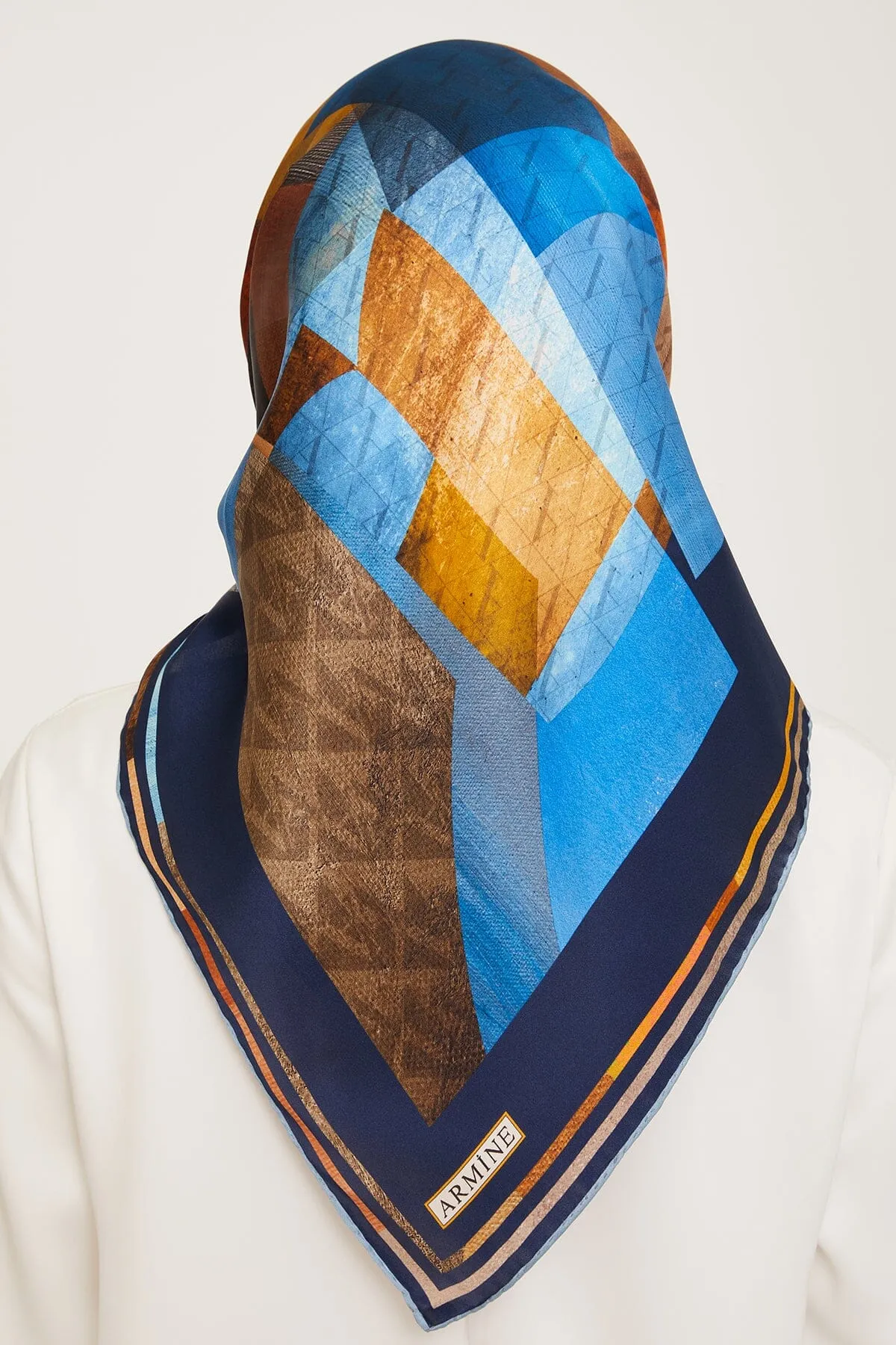 Armine Darwin Modern Silk Scarf #4