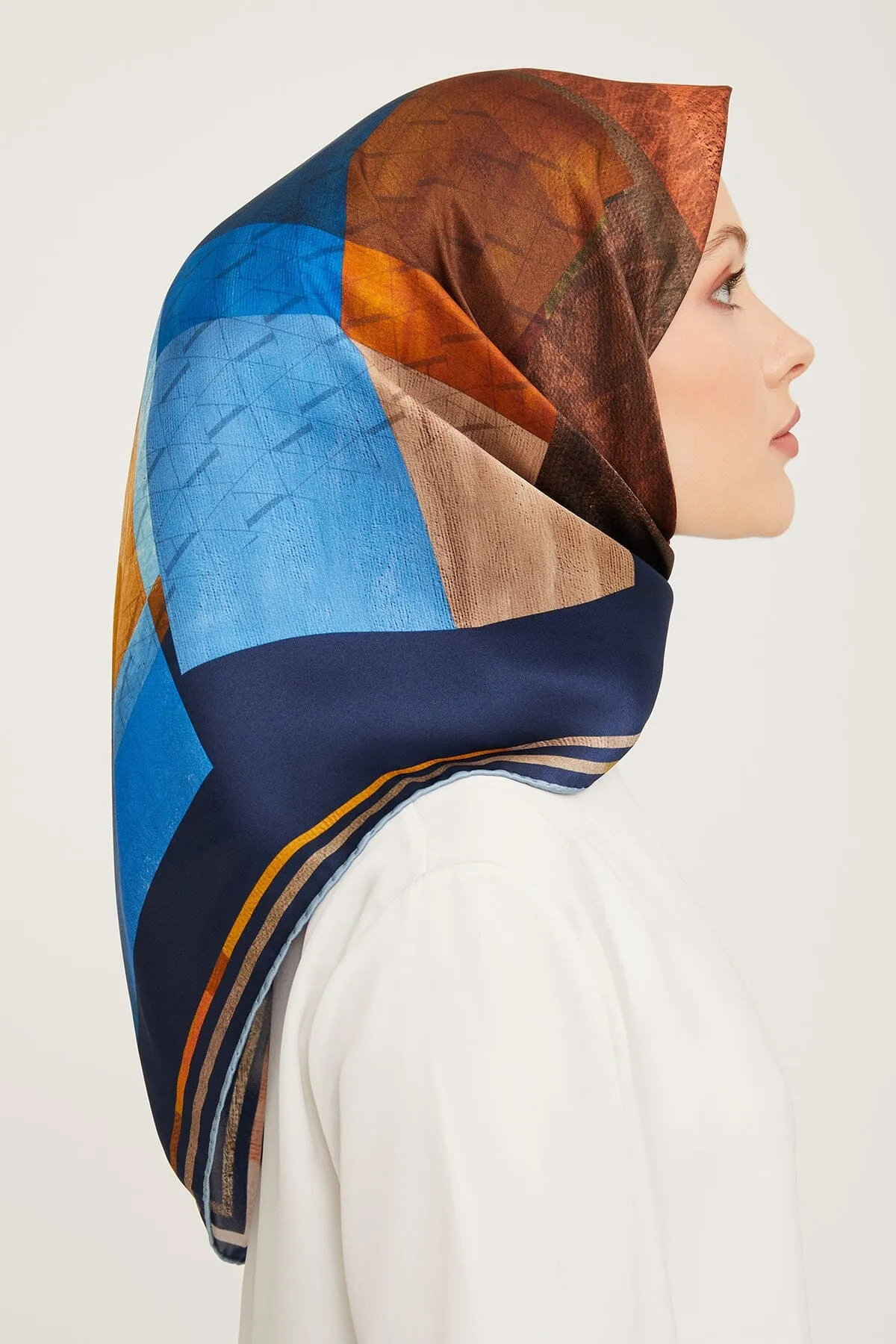 Armine Darwin Modern Silk Scarf #4