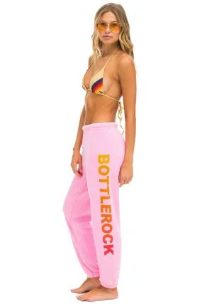 AVIATOR NATION BOTTLEROCK 2024 SWEATPANTS - NEON PINK