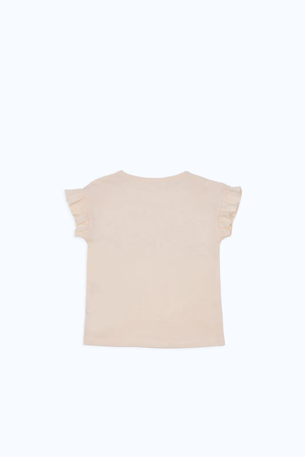 Baby Girls Cream Applique T-Shirt