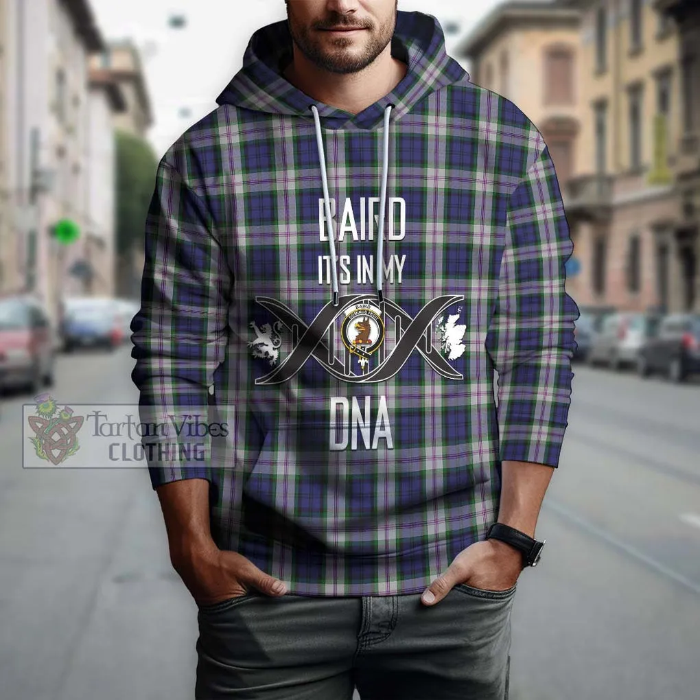 Baird Dress Tartan Hoodie with Family Crest DNA In Me Style