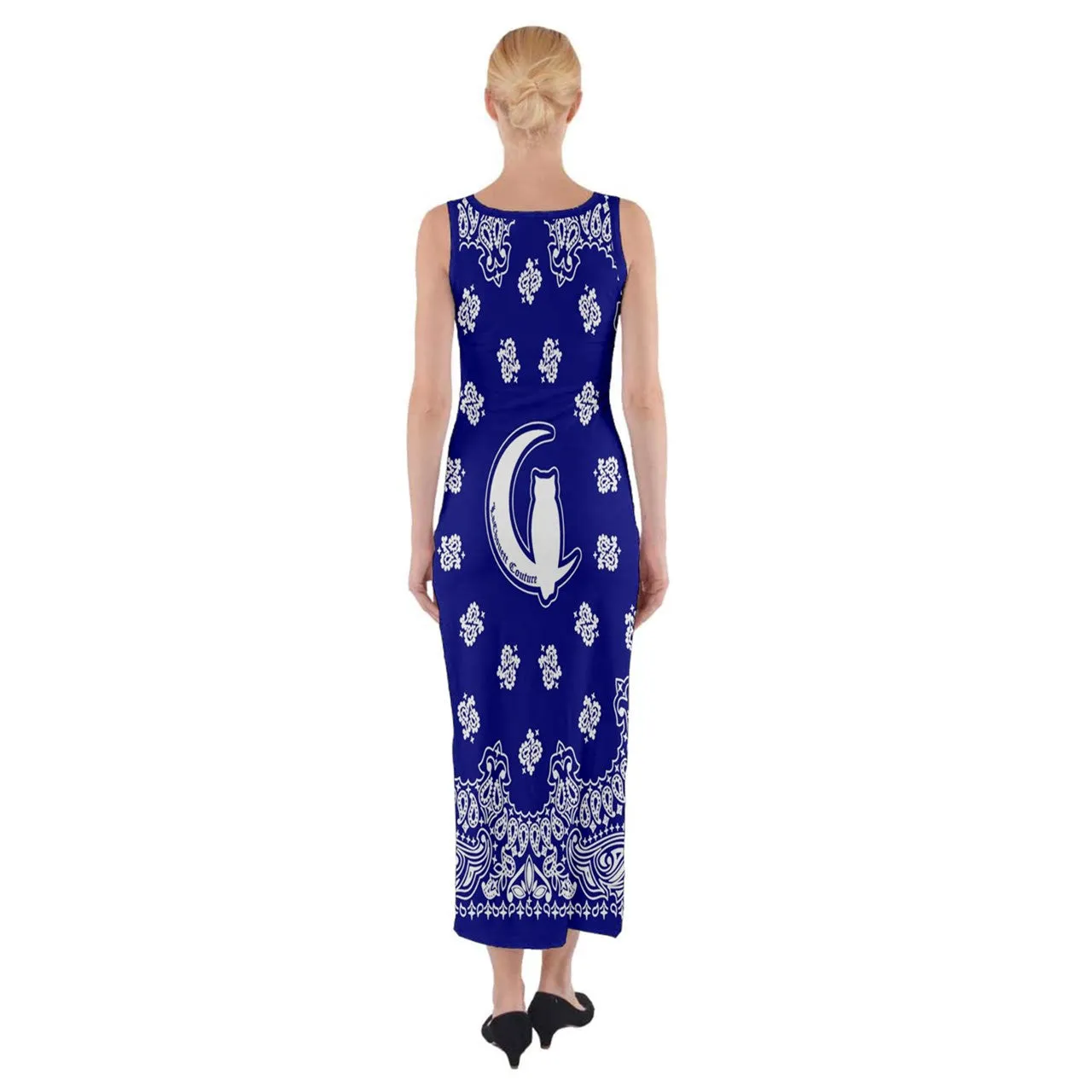 Bandana Cs'up Fitted Maxi Dress