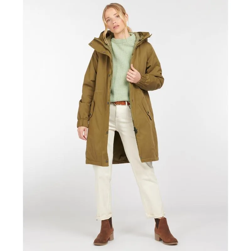 Barbour Hauxley Ladies Waterproof Jacket - Nori Green/Dusky Green