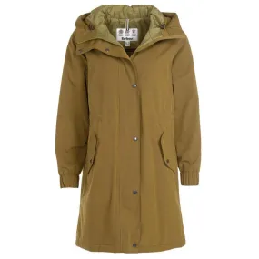 Barbour Hauxley Ladies Waterproof Jacket - Nori Green/Dusky Green