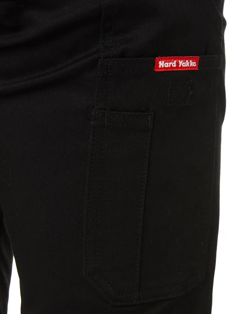 Basic Stretch Cargo Pant - Black