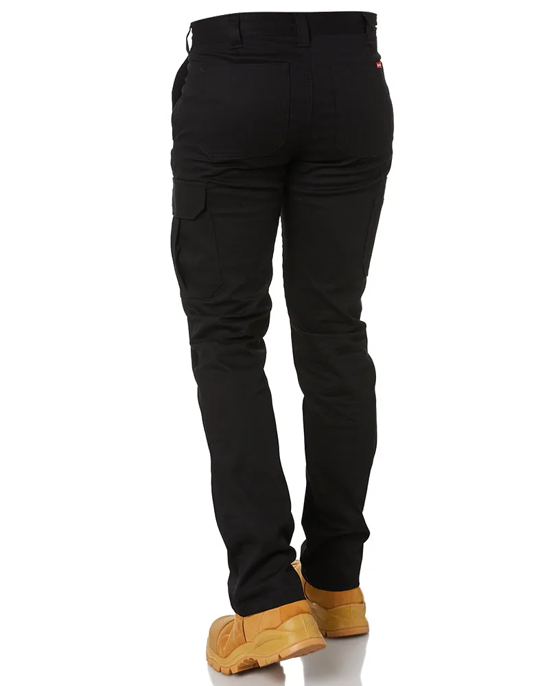 Basic Stretch Cargo Pant - Black