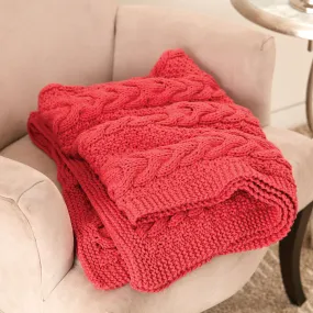 Bernat Cable Ready Knit Blanket