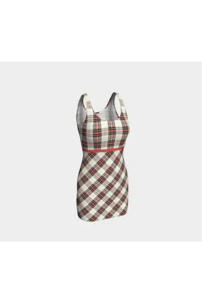 Bidirectional Plaid Bodycon Dress