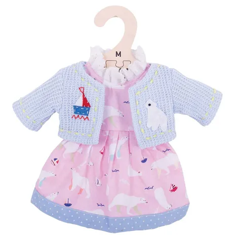 BigJigs Doll's Clothes Polar Bear Dress