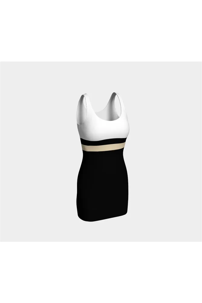 Black & White Bodycon Dress