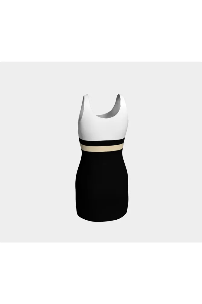 Black & White Bodycon Dress