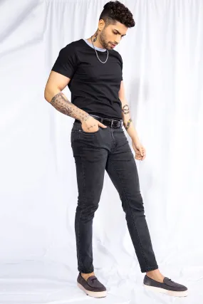 Black Denim Jeans - W21 - MDJ006R