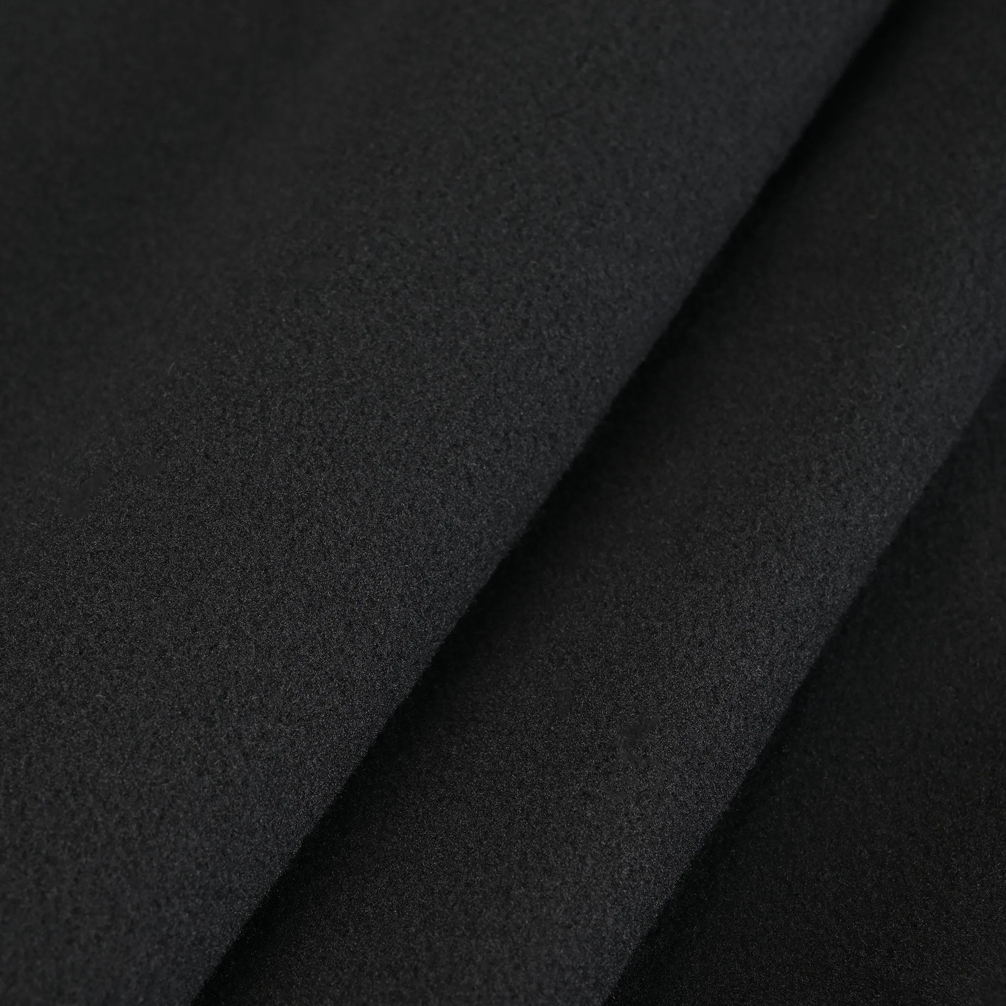 Black Polar Fleece Fabric 918