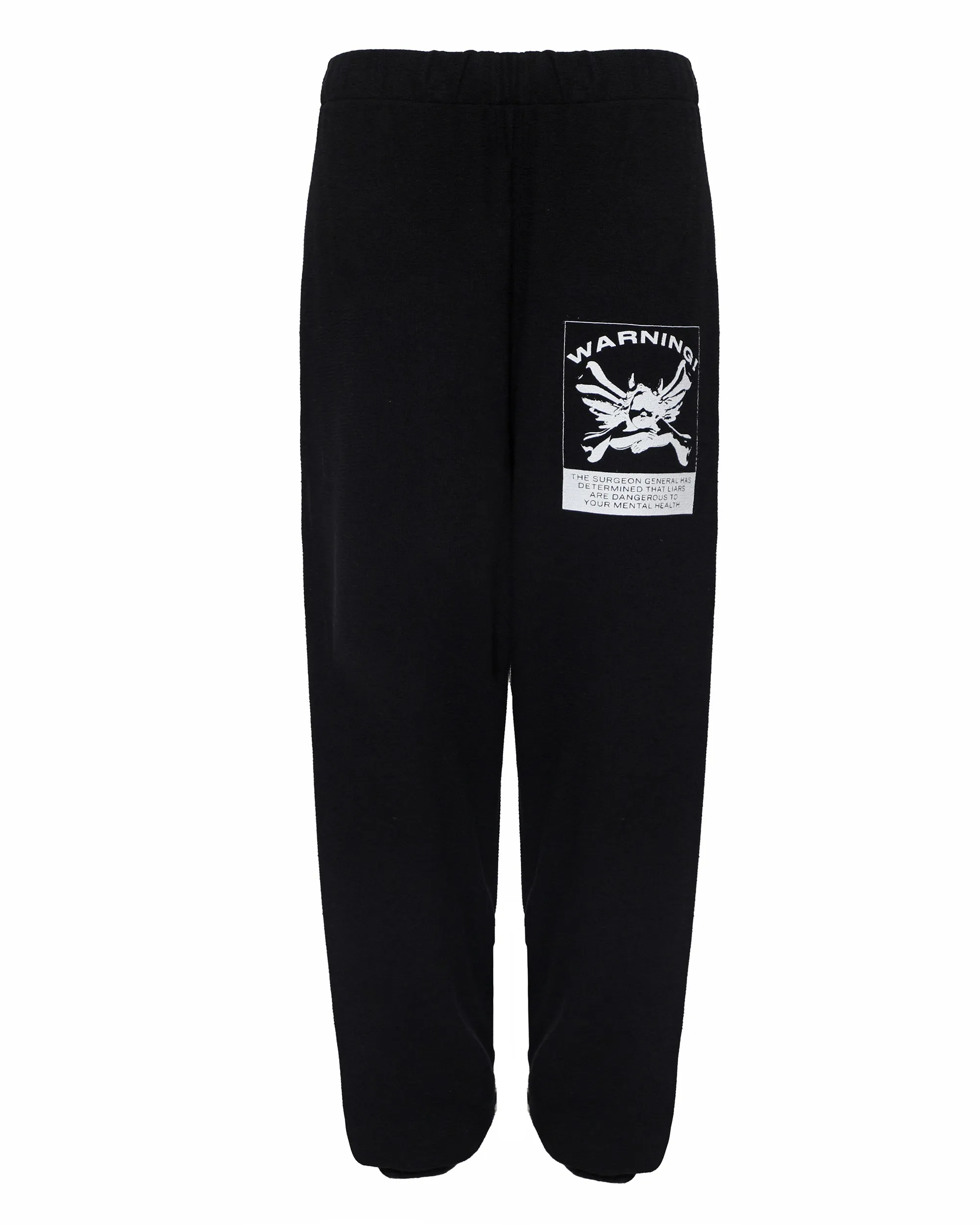 Black Up In Smoke Mac Slim Sweatpants