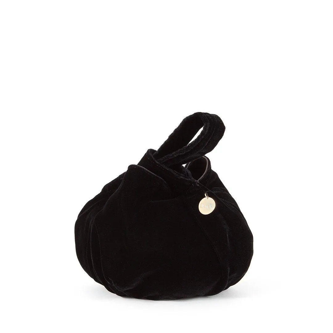 Black Velvet Chou Chou Clutch