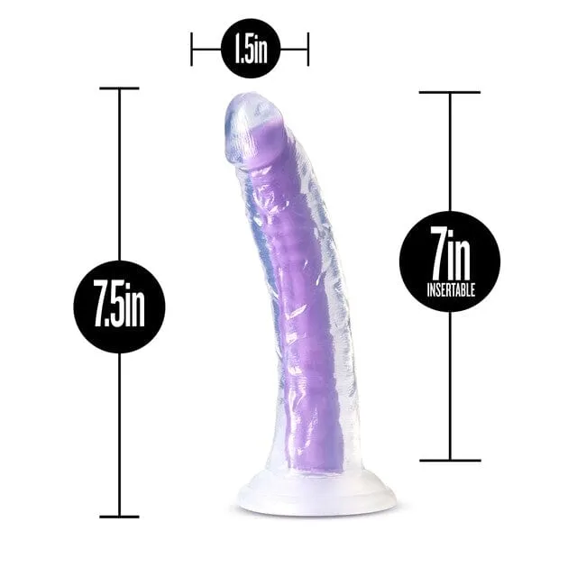 Blush Neo Elite Glow in the Dark 7" Silicone Dual Density Dildo