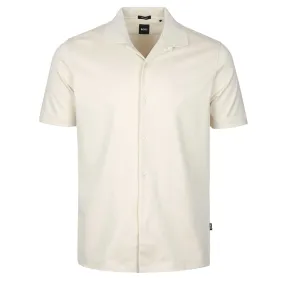 BOSS Powell 11 SS Shirt in Open White