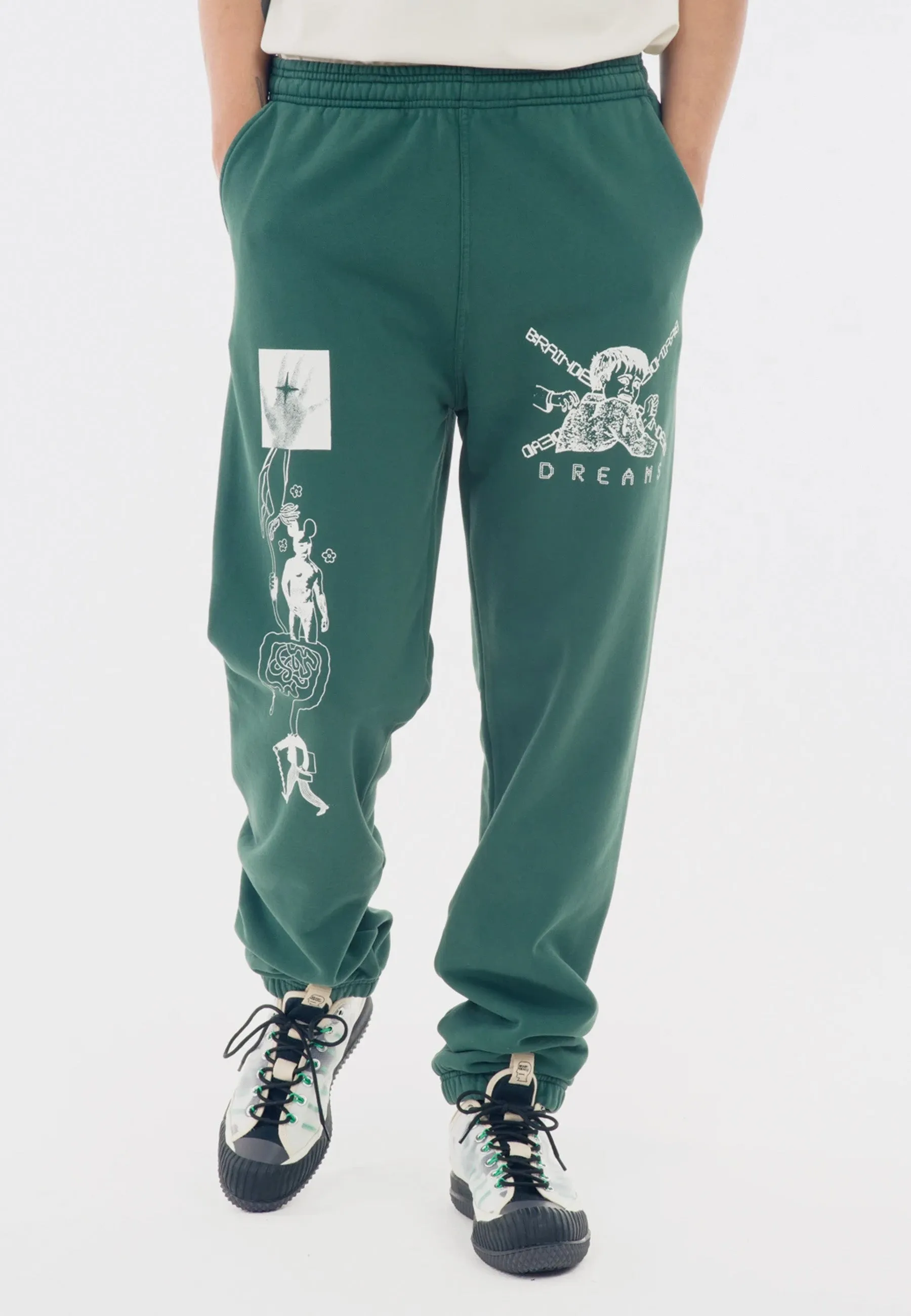 Braindead Dreams Sweatpant - mallard green