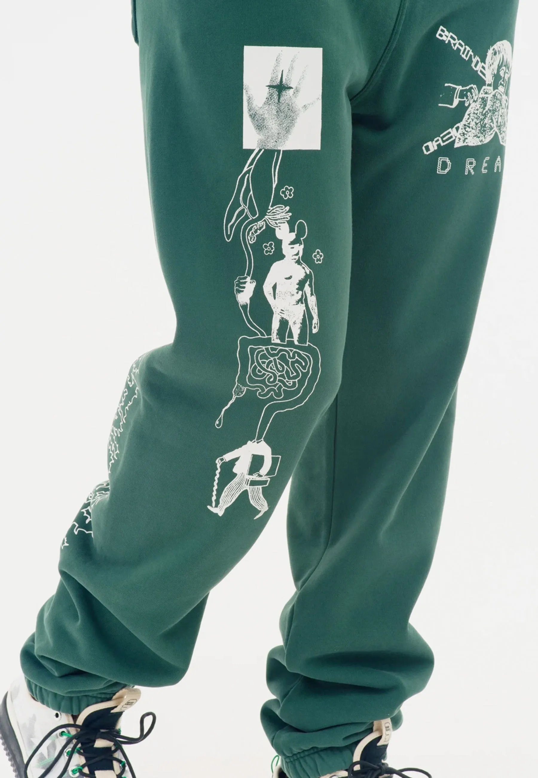 Braindead Dreams Sweatpant - mallard green