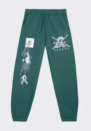 Braindead Dreams Sweatpant - mallard green