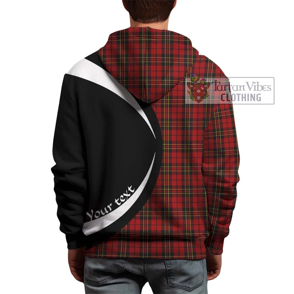 Brodie Tartan Hoodie with Family Crest Circle Style