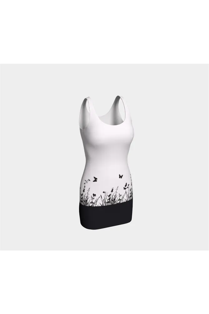 Butterfly Garden Bodycon Dress