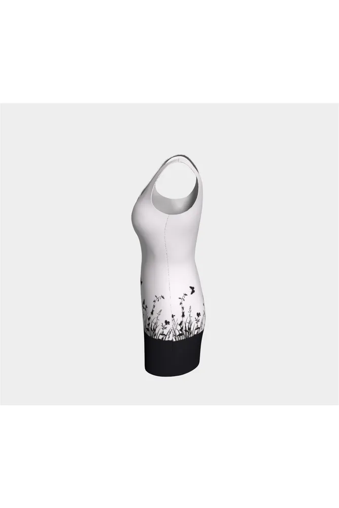 Butterfly Garden Bodycon Dress