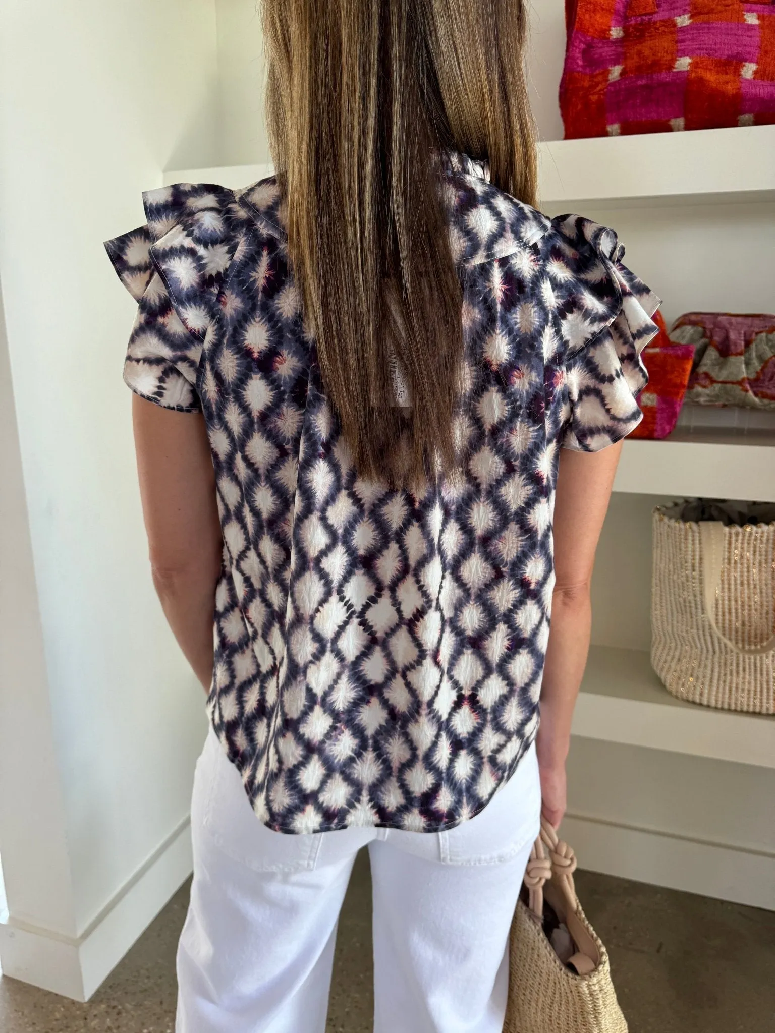 Calista Iris Shibori Top