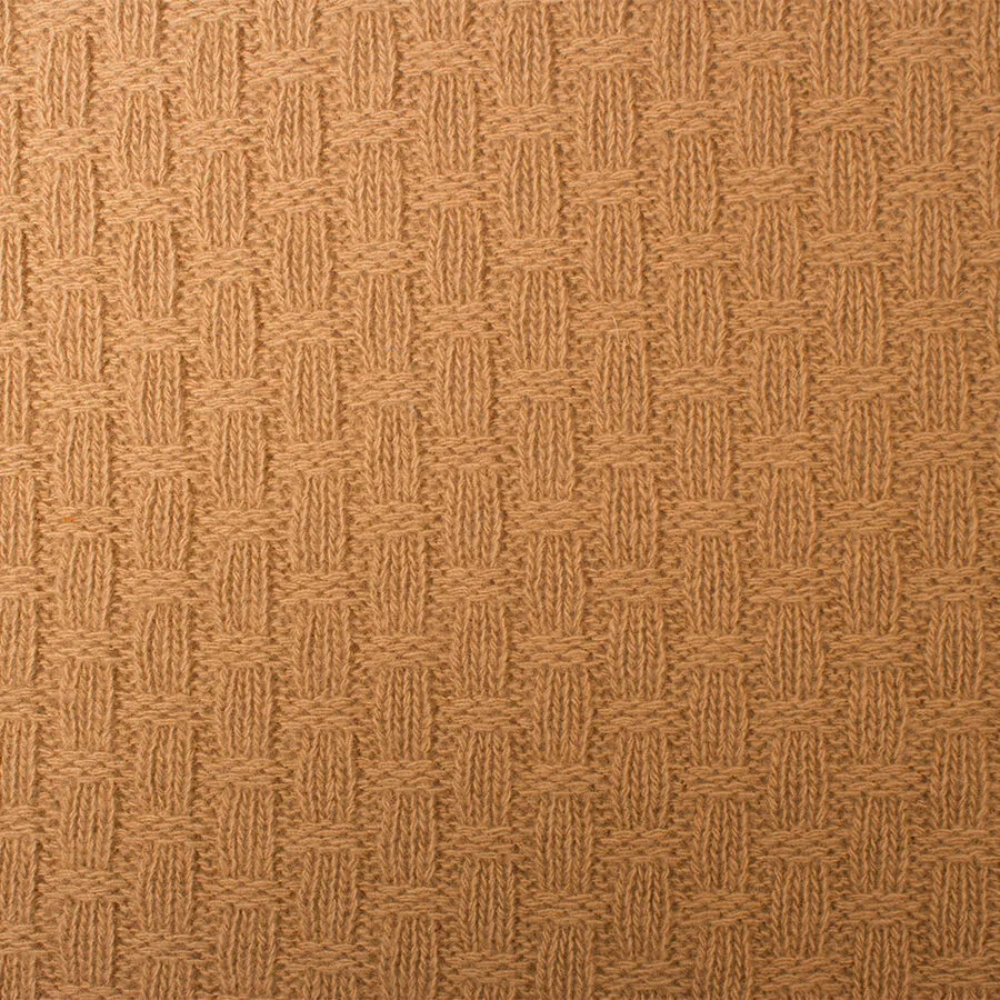 Caramel Cable Knit Wool