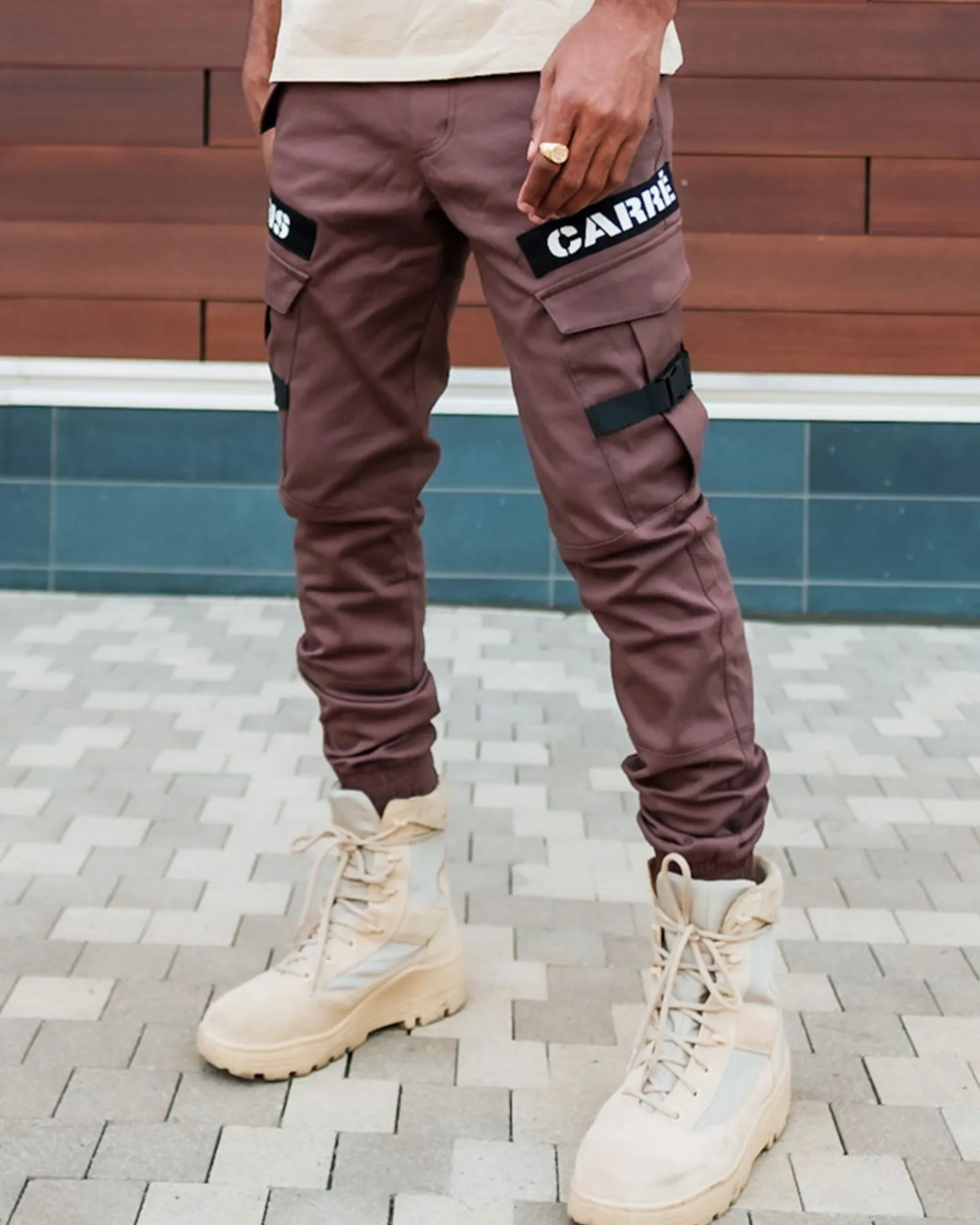 Carré Transition Cargo Joggers Dark Brown