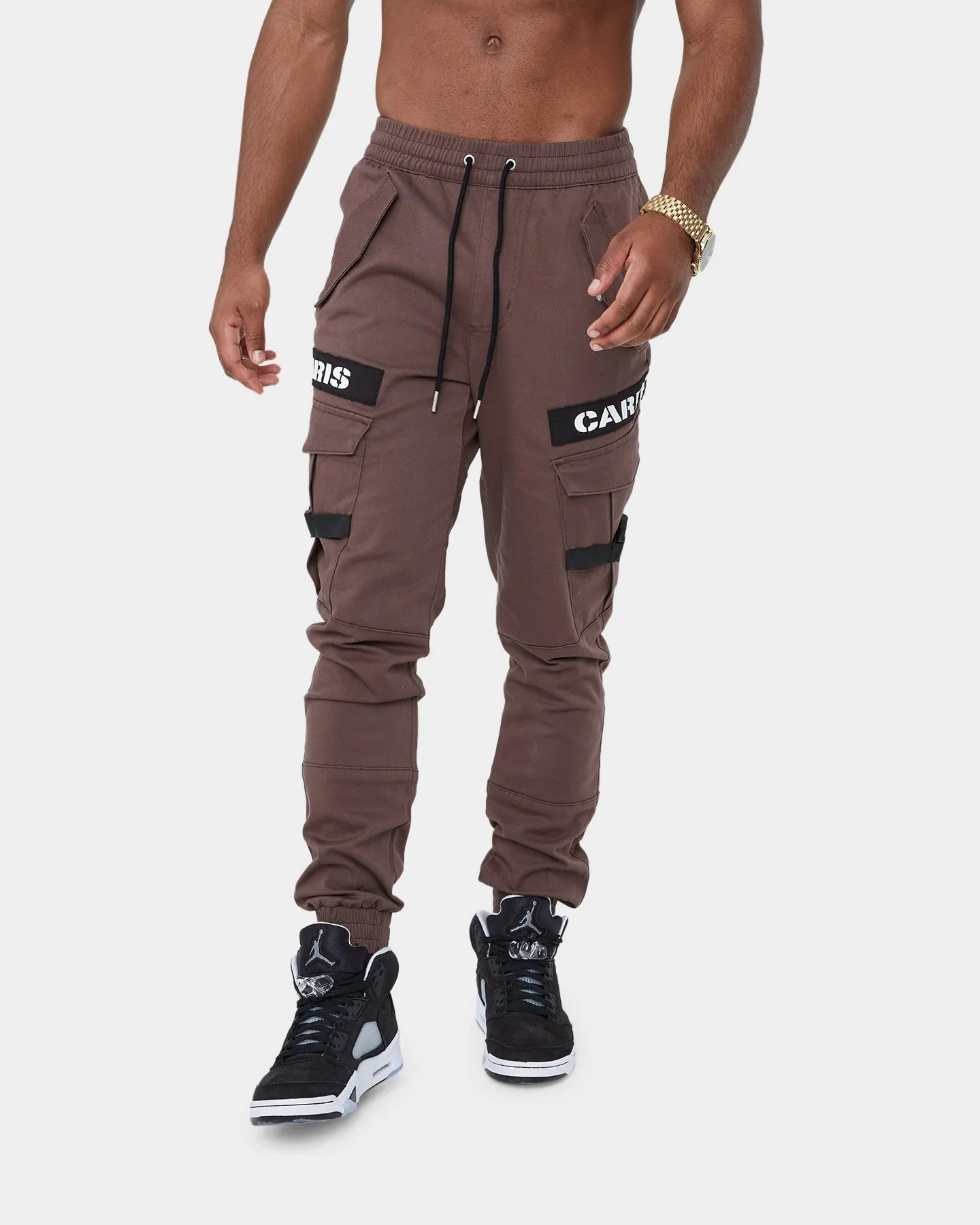 Carré Transition Cargo Joggers Dark Brown